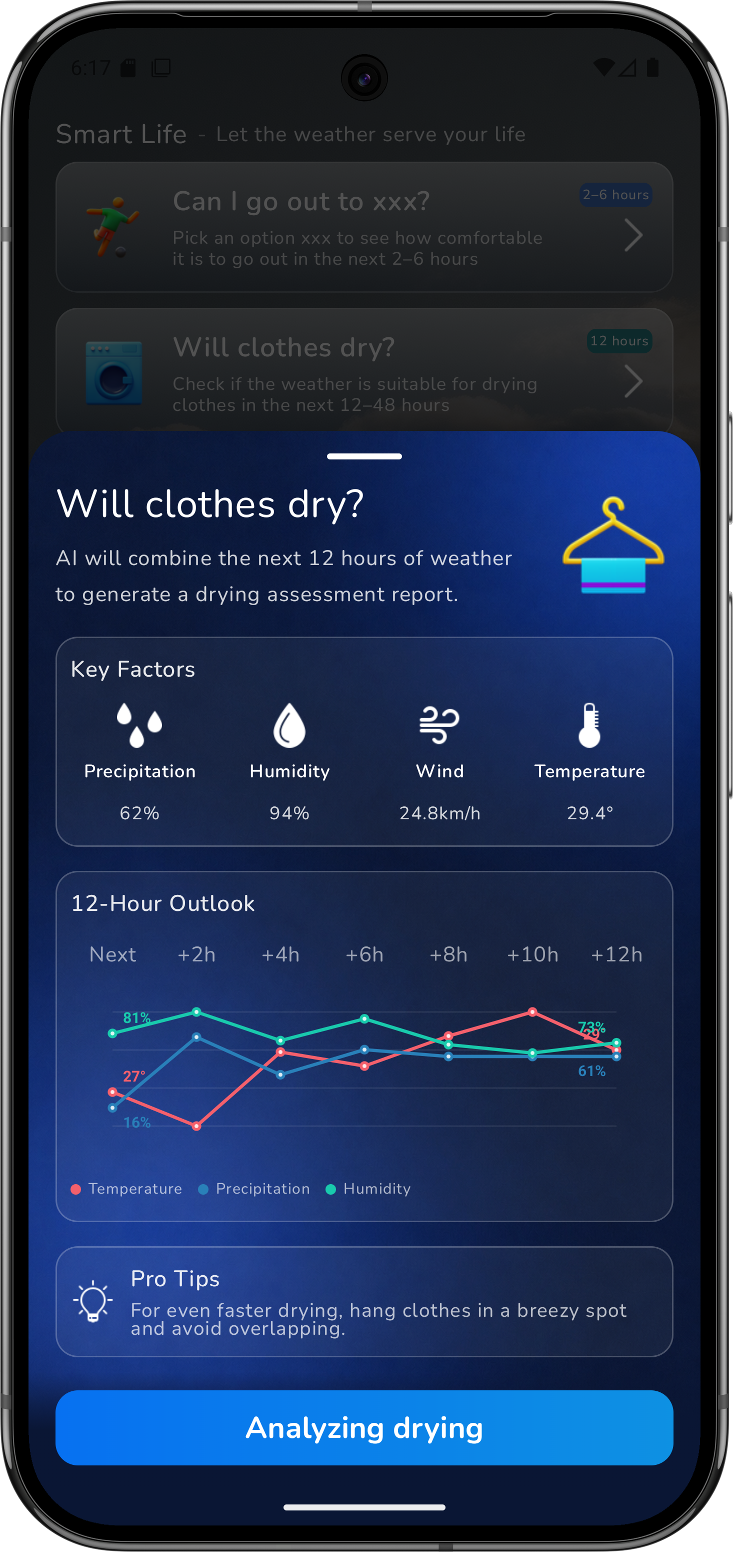 AI Laundry Recommendation Preview