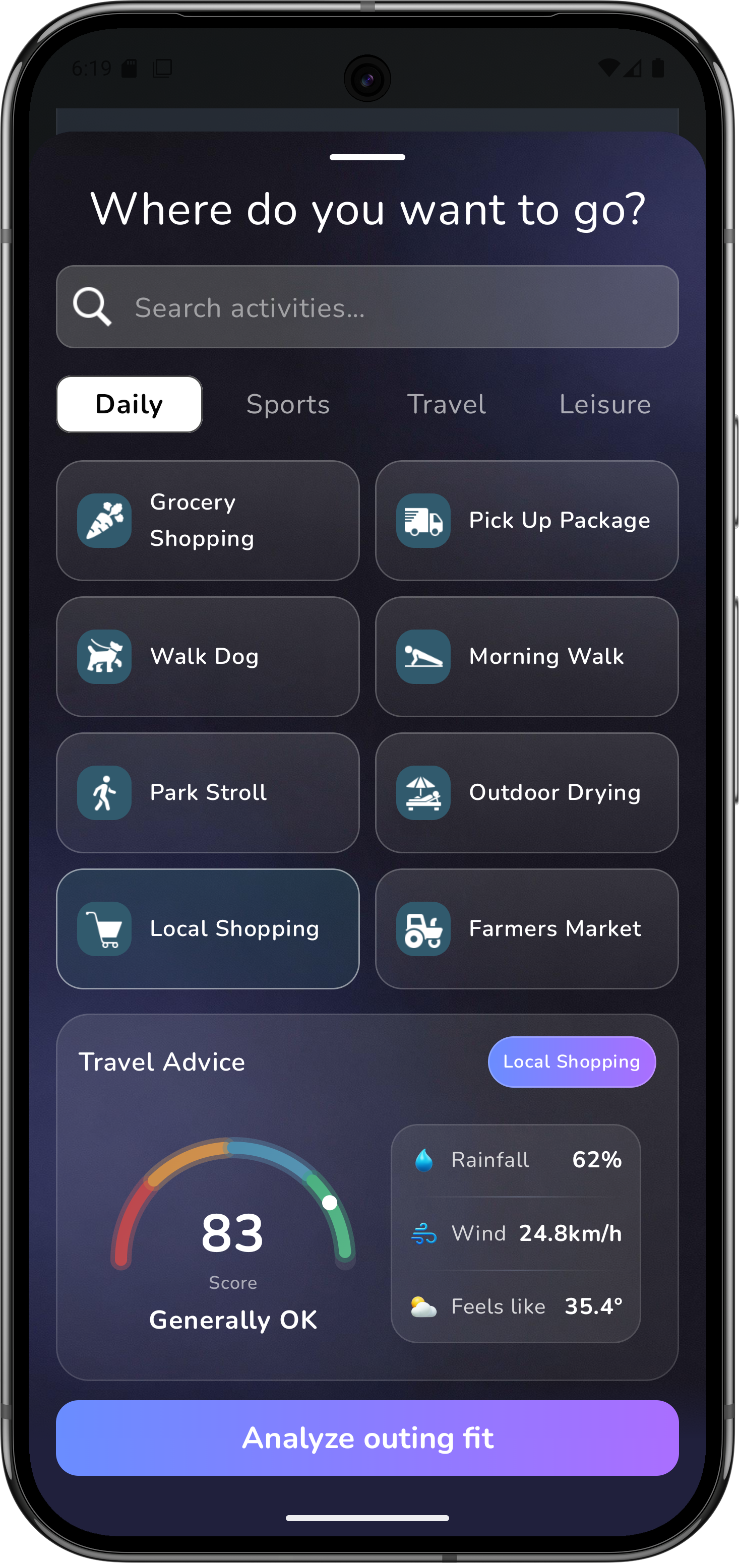 AI Travel Recommendation Preview